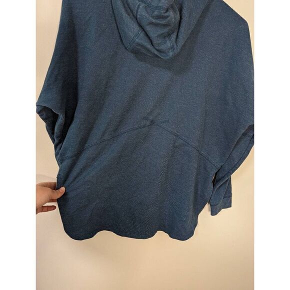 The North Face Blue Hi-Lo Hooded Sweatshirt - Size XS - Picture 6 of 7